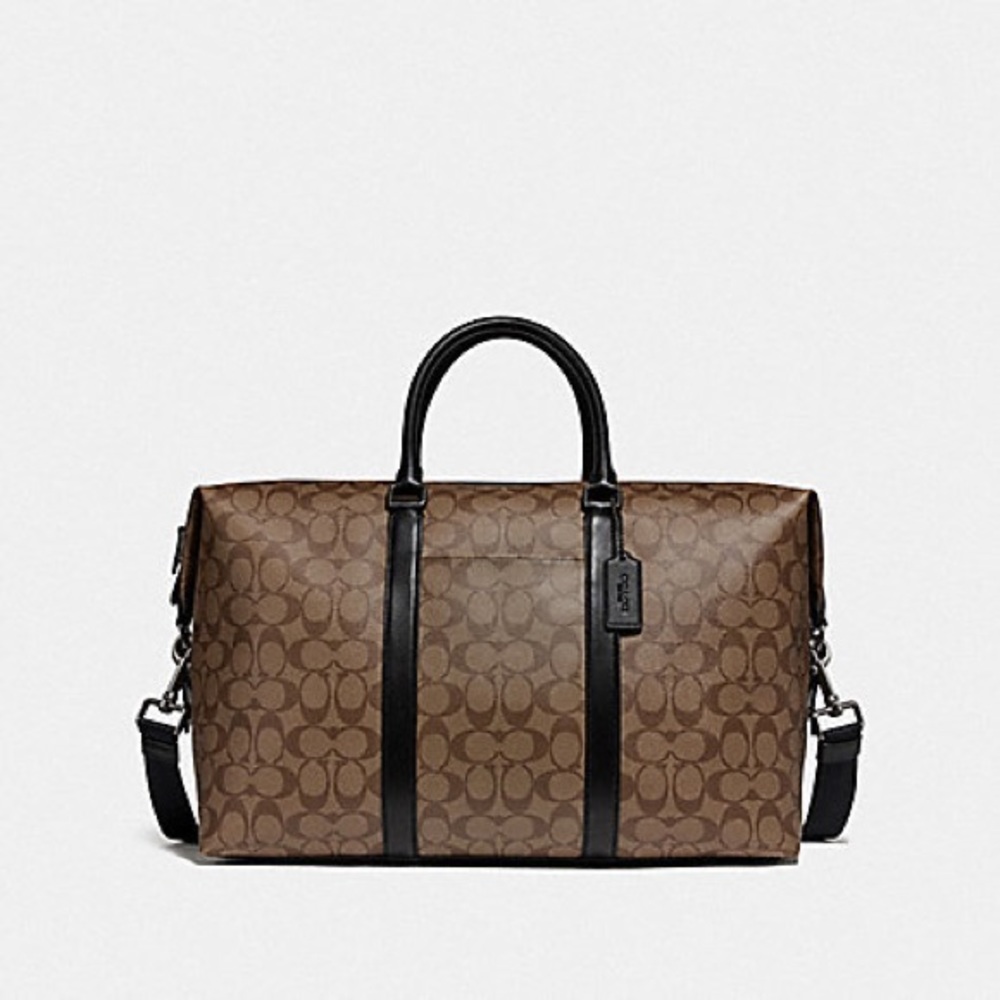 NEW ‼️ COACH MEN TREKKER BAG IN SIGNATURE CANVAS